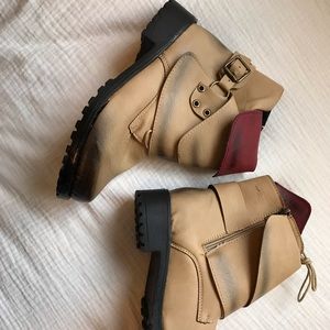 Trendy Ombre Ankle Boots